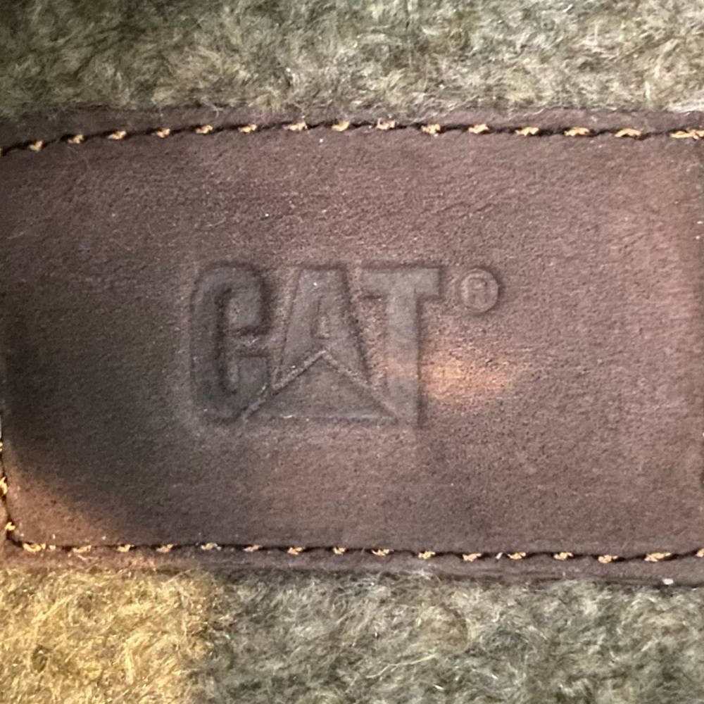 CAT Brand Womens Boots Sz 7 Brown Leather Lace Up Lined Fall Winter Casual - Picture 10 of 12
